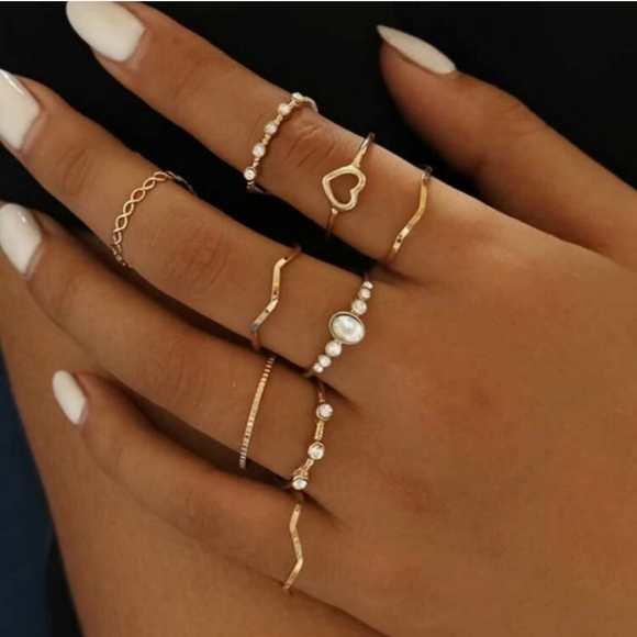 Nikkiwallflower Jewelry - *Raquel** Midi Ring Set